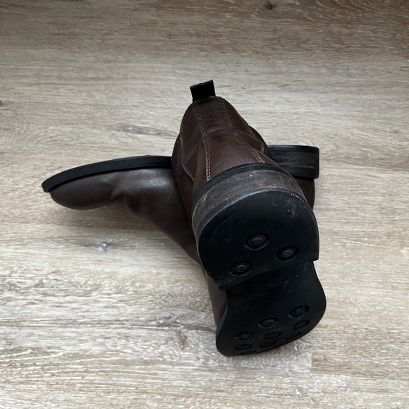 Will’s Vegan Store Vegan Faux Leather Dark Brown Chelsea Boots Size 41 EU / 8 US - Picture 7 of 13